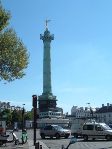 The July Column, on the former site of Napoléon's elephant in the Place de la Bastille